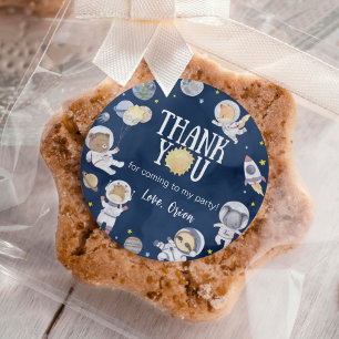 Adesivo Aniversário do Safari Boy do Espaço Exterior