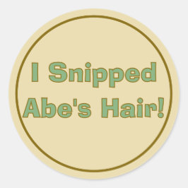 Adesivo Aniversário do Safari upsherin