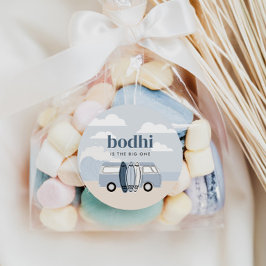 Adesivo Aniversário do Surf de praia dos grandes bebês