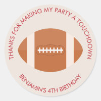 Aniversário do Tema do Esporte de Futebol