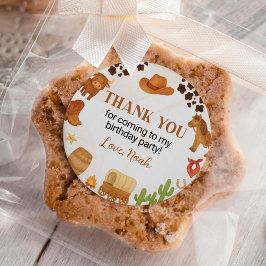 Adesivo Aniversário do West Rodeo Wild West Cowboy