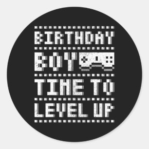 Adesivo Aniversário Hora De Aproximar Jogo De Vídeo Para A