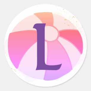 Adesivo Aniversário inicial do Partido da Piscina de apres