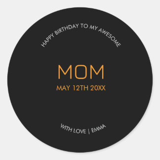 Adesivo Aniversário, Na moda e Mães Incríveis