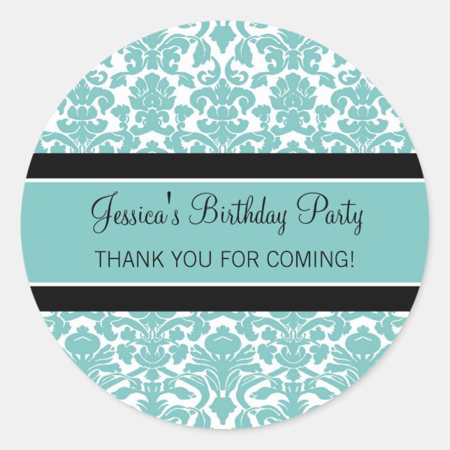 Adesivo Aniversário Obrigado Nome Personalizado Fala Fatur (Frente)