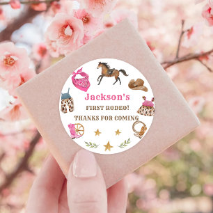 Adesivo Aniversário Ocidental Obrigado Classe