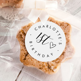 Adesivo Aniversário Simples Moderno