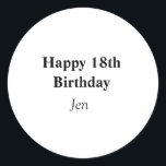 Adesivo aniversários adicionar seu nome imagem texto image<br><div class="desc">Design</div>