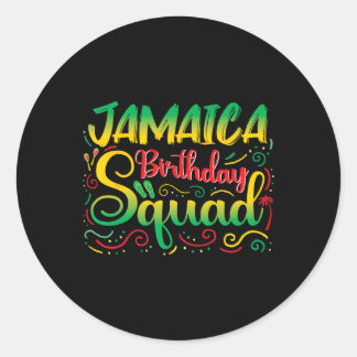 Adesivo Aniversários Meninas Jamaica Squad Trip 2025 Fotfi