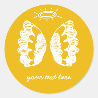 Adesivo Anjo amarelo