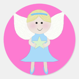 Adesivo anjo azul