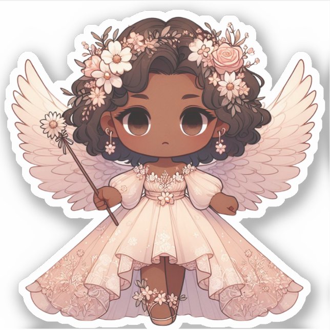 Adesivo anjo bonito (Frente)