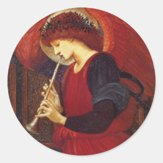 Adesivo Anjo com Trumpet, Burne Jones