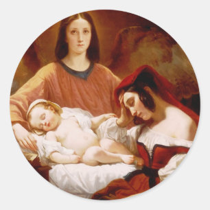 Adesivo Anjo da Guarda por Henri Decaisne