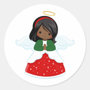 Adesivo Anjo de Natal Fofo