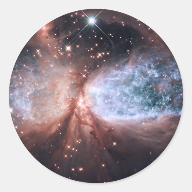 Adesivo Anjo de Neve de Hubble (Frente)