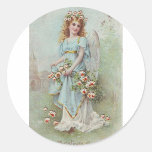 Adesivo Anjo do natal vintage