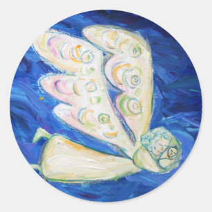 Adesivo Anjo Guardião com Stickers Personalizados de Arte