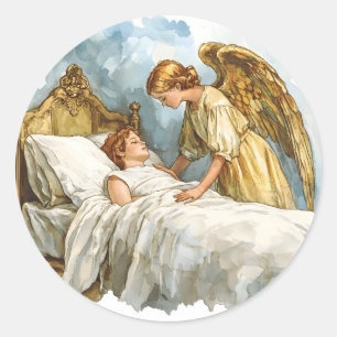 Adesivo Anjo Guardião Fofo Cristão Religioso Católico