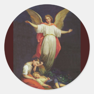 Adesivo Anjo Guardião Vitoriano