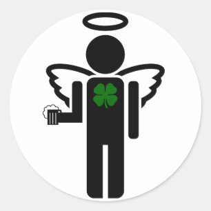 Adesivo anjo irlandês.