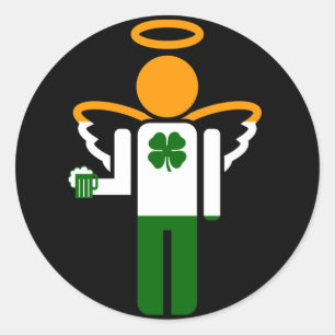 Adesivo anjo irlandês.