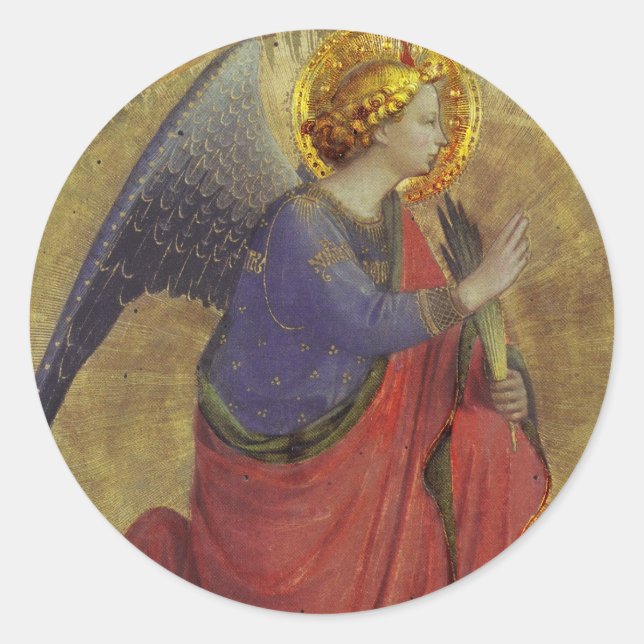 Adesivo Anjo no Dourado (Frente)