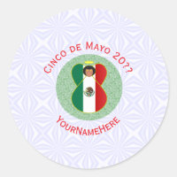 Anjo Personalizado do Cinco de Mayo Mexicano 
