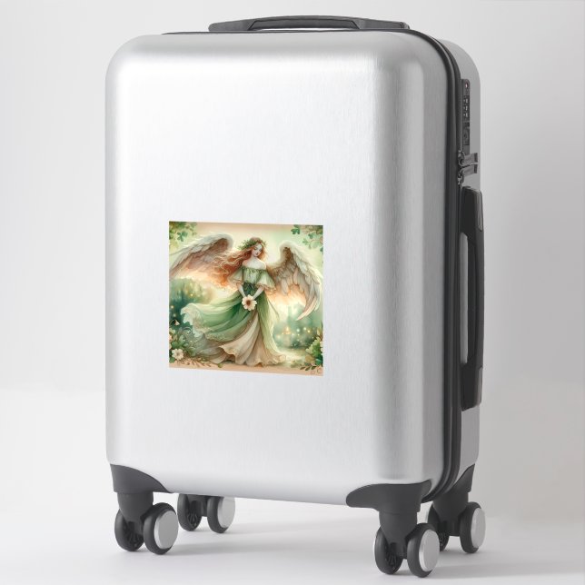 Adesivo Anjo Serenidade do Trevo (Mala)