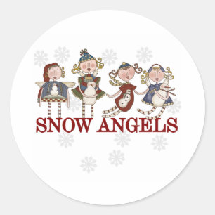 Adesivo Anjos da neve