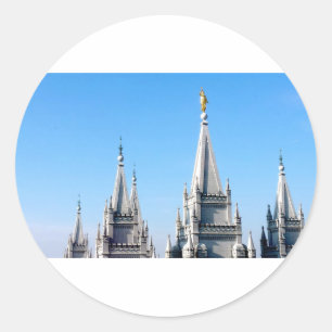 Adesivo anjos moroni templo mórmon salt lake city