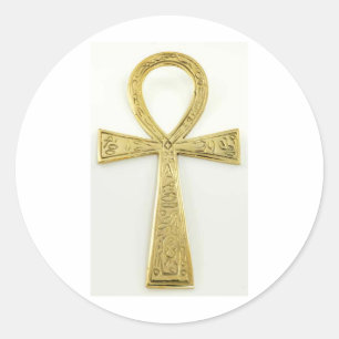 Adesivo Ankh Dourado