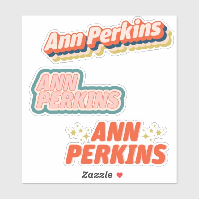 Adesivo Ann Perkins Fan TV Pop Cultura Sticker Variação Se (Folha)