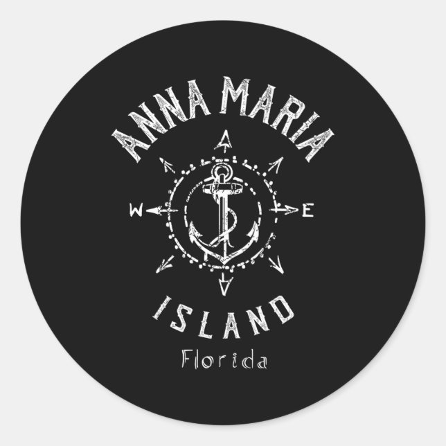Adesivo Anna Maria Island Florida Sailing (Frente)