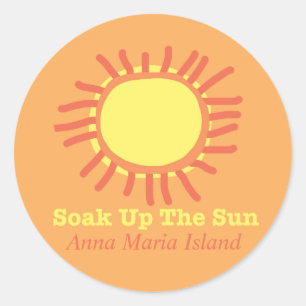 Adesivo Anna Maria Island Soak up the Sun Sticker