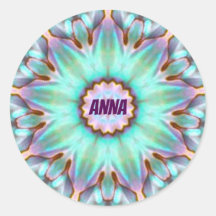 ANNA ~ Personalizado Paula Shell Sticker Fractal ~