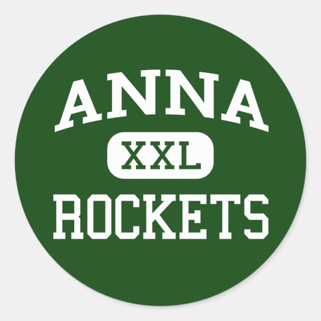 Adesivo Anna - Rockets - Anna Segundo grau - Anna Ohio (Frente)