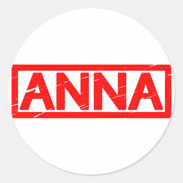 Adesivo Anna Stamp (Frente)