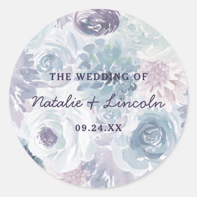 Adesivo Annabelle Vintage Monograma Floral Casamento Russo (Frente)