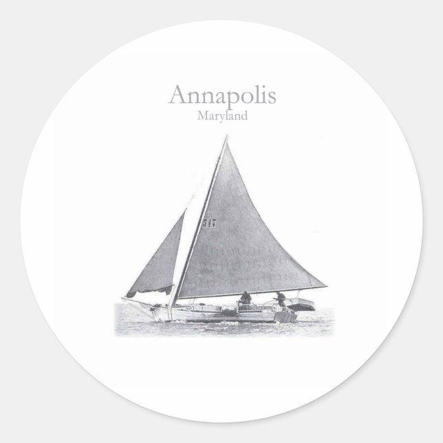 Adesivo Annapolis Skipjack (Frente)