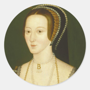 Adesivo Anne Bolena Segunda Esposa de Henrique VIII Retrat