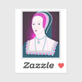 Adesivo Anne Boleyn Custom-Cut Vinyl Sticker
