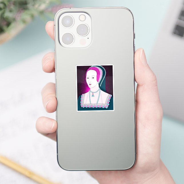 Adesivo Anne Boleyn Custom-Cut Vinyl Sticker (Telefone)