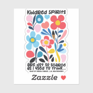 Adesivo Anne of Green Gables Kindred Spirits Sticker