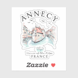 Adesivo Annecy França – Veneza dos Alpes