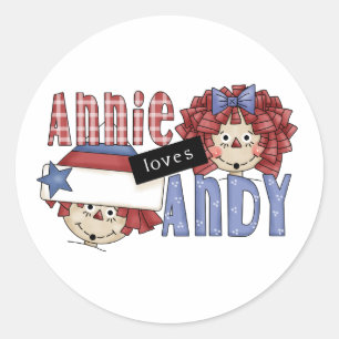 Adesivo Annie ama Andy Ragdoll