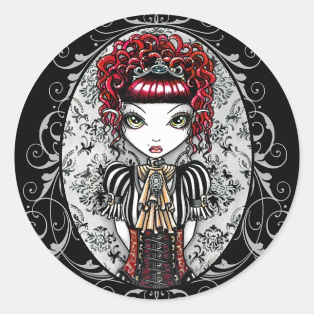 Adesivo Annie Gothic Victorian Fae Stickers (Frente)