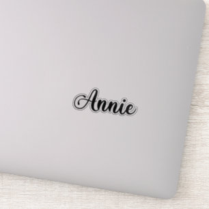 Adesivo Annie Name - Caligrafia manuscrita