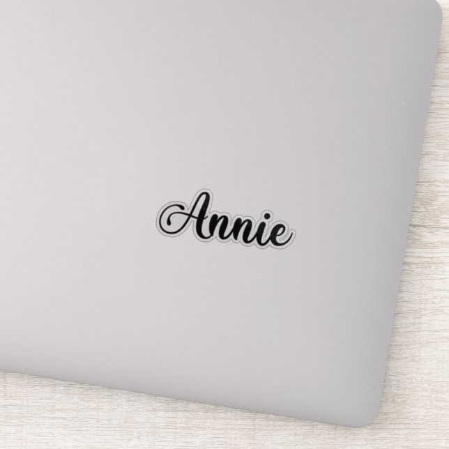 Adesivo Annie Name - Caligrafia manuscrita (Detalhe)