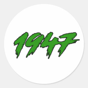 Adesivo Ano de Independência do Paquistão 1947